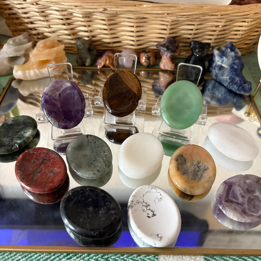 Crystal Natural Worry Stones